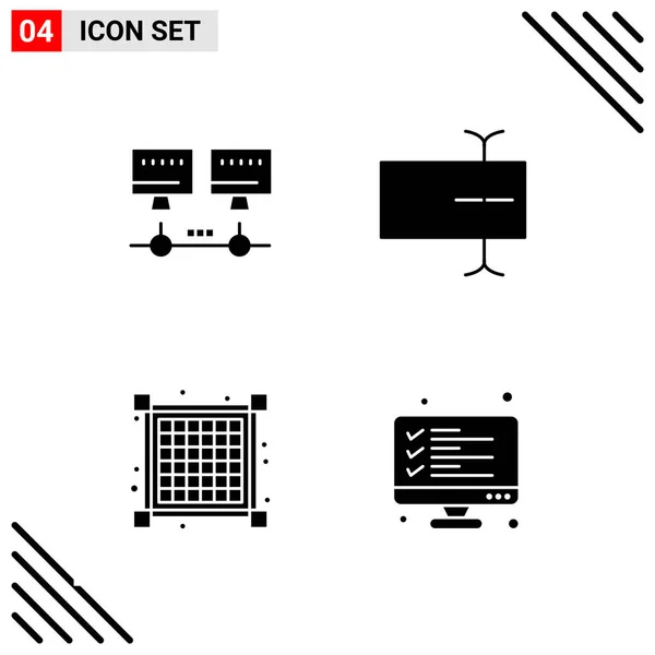 Set Dari Ikon Kreatif Universal Cukup Ilustrasi Vektor Untuk Aplikasi - Stok Vektor