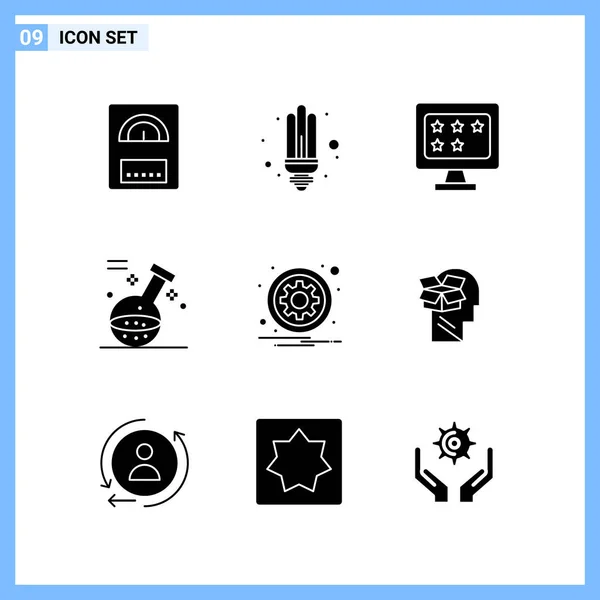 Conjunto Iconos Creativos Universales Simplemente Vector Ilustraciones Para Aplicaciones Web — Vector de stock