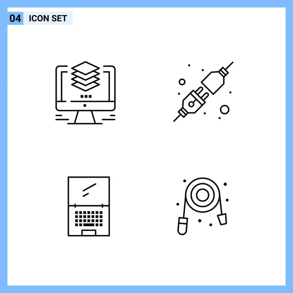 Set of 25 Universal Business Icons Vector — Stockový vektor