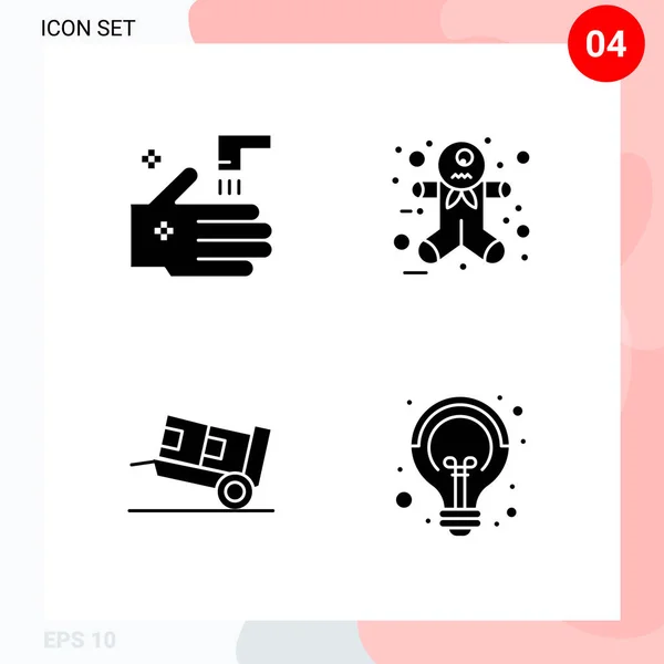 Conjunto Iconos Creativos Universales Simplemente Vector Ilustraciones Para Aplicaciones Web — Vector de stock