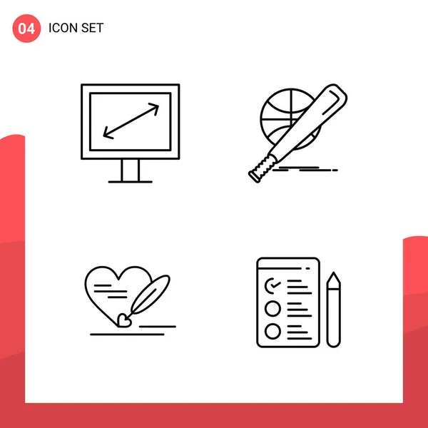 Set de 25 iconos de negocio universales Vector — Vector de stock