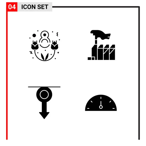 Set Universal Creative Icons Simply Vector Illustrations Web Mobile Apps — Stock Vector