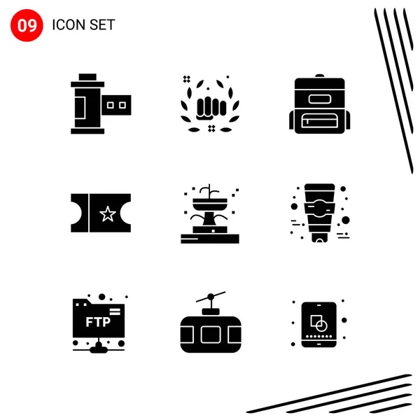 Set Universal Creative Icons Simply Vector Illustrations Web Mobile Apps — Stock Vector