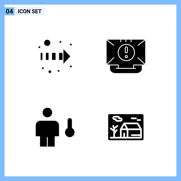 Set Universal Creative Icons Vector Illustration — Stock Vector