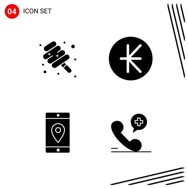 Set Universal Creative Icons Simply Vector Illustrations Web Mobile Apps — Stock Vector