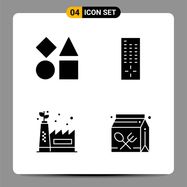 Conjunto Iconos Creativos Universales Simplemente Vector Ilustraciones Para Aplicaciones Web — Vector de stock