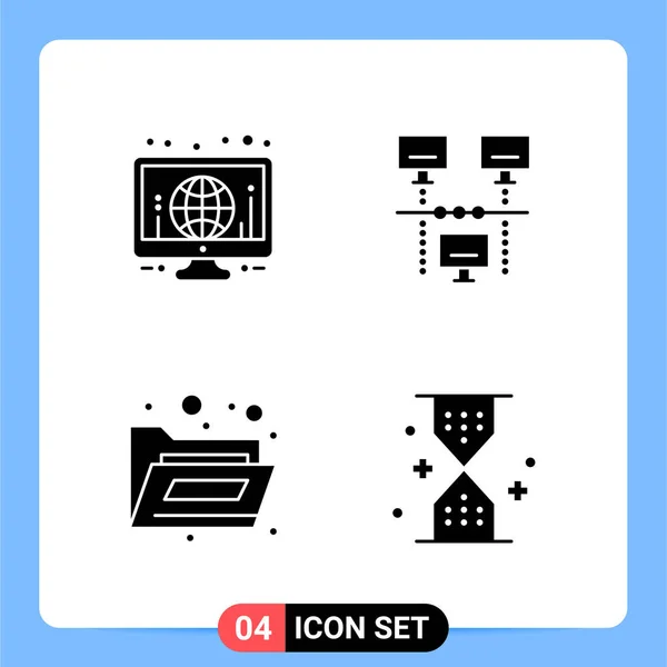 Conjunto Iconos Creativos Universales Simplemente Vector Ilustraciones Para Aplicaciones Web — Vector de stock