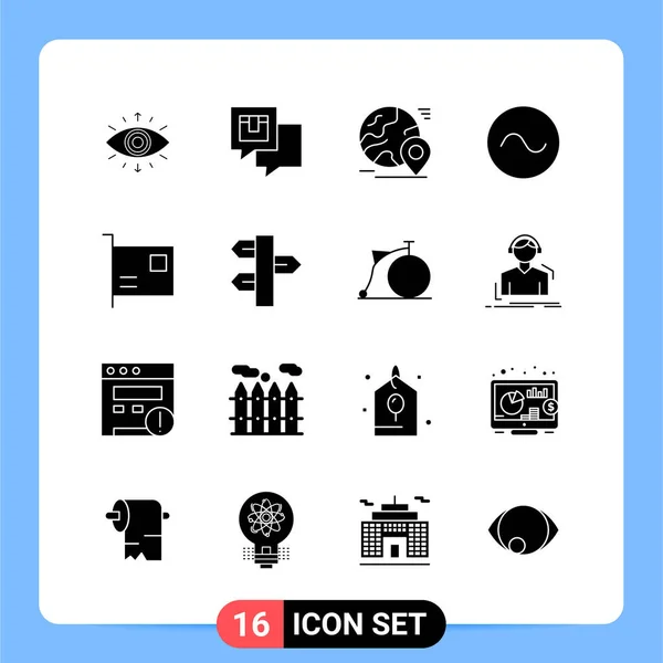 Conjunto Iconos Creativos Universales Simplemente Vector Ilustraciones Para Aplicaciones Web — Archivo Imágenes Vectoriales