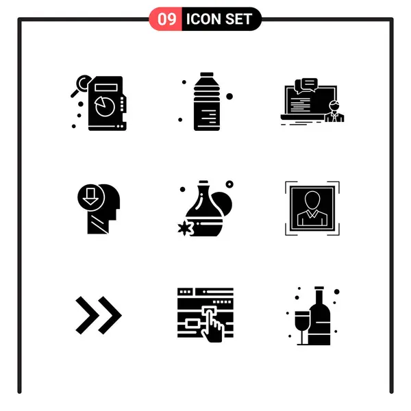 Set Universeller Kreativer Symbole Einfach Vektorillustrationen Für Web Und Mobile — Stockvektor