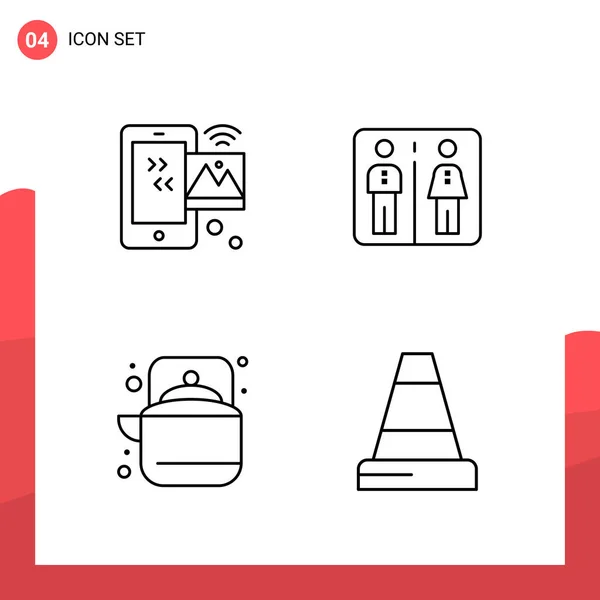 Set de 25 iconos de negocio universales Vector — Archivo Imágenes Vectoriales