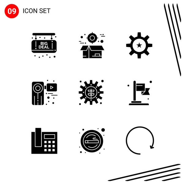 Set de 25 iconos de negocio universales Vector — Vector de stock