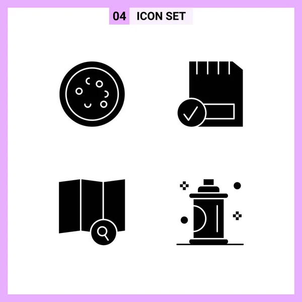 Set Universal Creative Icons Simply Vector Illustrations Web Mobile Apps — Stock Vector