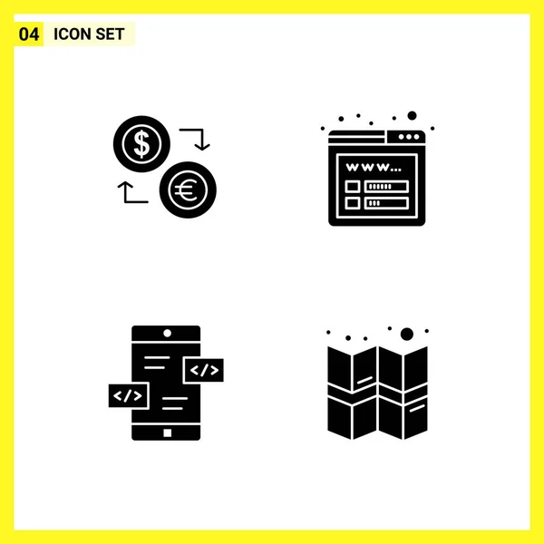 Set Universal Creative Icons Simply Vector Illustrations Web Mobile Apps — Stock Vector