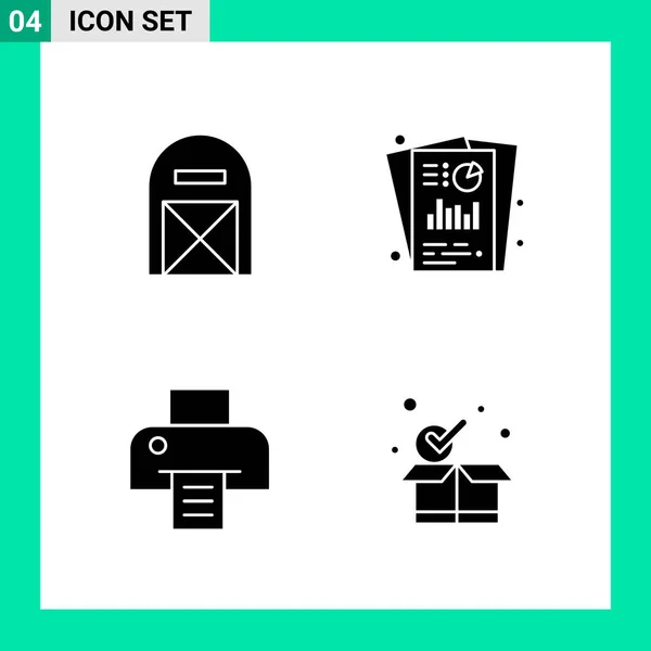 Set of 25 Universal Business Icons Vector — Stockový vektor