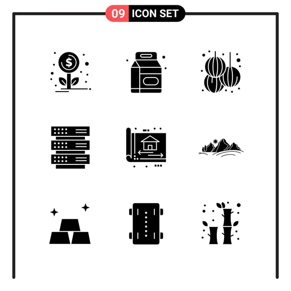 Set of 25 Universal Business Icons Vector — Stockový vektor