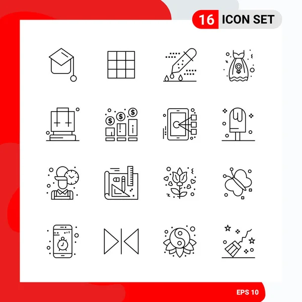 Set of 25 Universal Business Icons Vector — Stock Vector