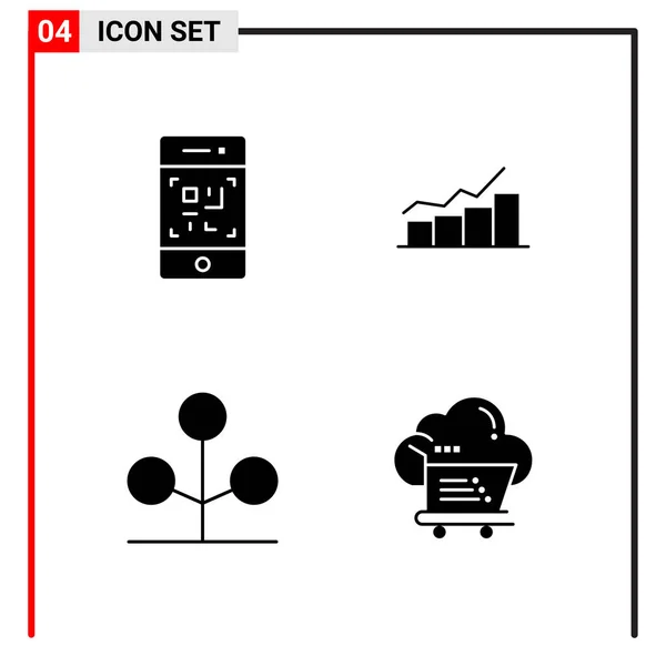 Set Universeller Kreativer Symbole Einfach Vektorillustrationen Für Web Und Mobile — Stockvektor