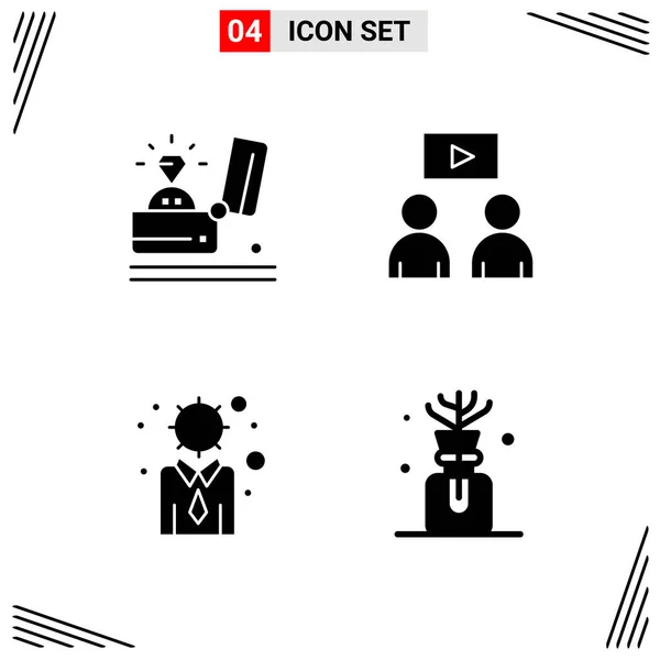 Set Universal Creative Icons Simply Vector Illustrations Web Mobile Apps — Stock Vector