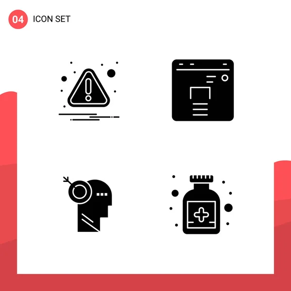 Set Universal Creative Icons Simply Vector Illustrations Web Mobile Apps — Stock Vector