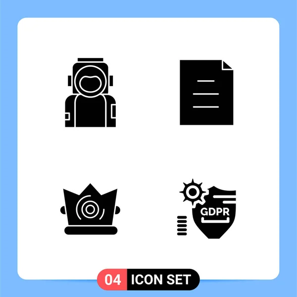 Set Universal Creative Icons Simply Vector Illustrations Web Mobile Apps — Stock Vector