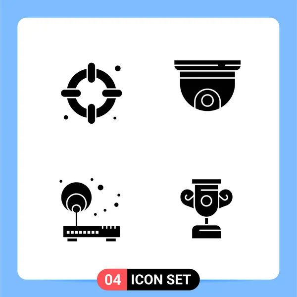 Conjunto Iconos Creativos Universales Simplemente Vector Ilustraciones Para Aplicaciones Web — Vector de stock