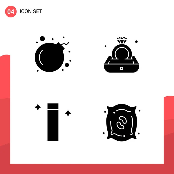 Conjunto Iconos Creativos Universales Simplemente Vector Ilustraciones Para Aplicaciones Web — Vector de stock