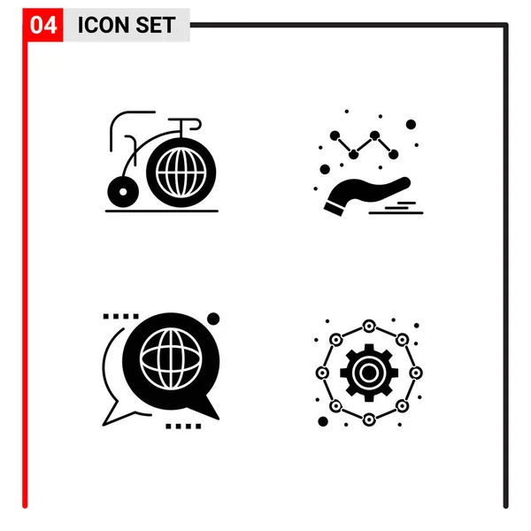 Set Universal Creative Icons Simply Vector Illustrations Web Mobile Apps — Stock Vector