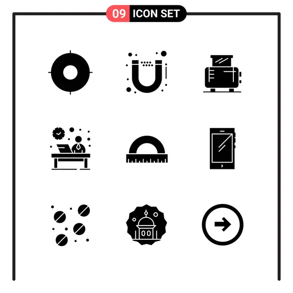 Set of 16 Universal Icons Business Vector — Stock Vector