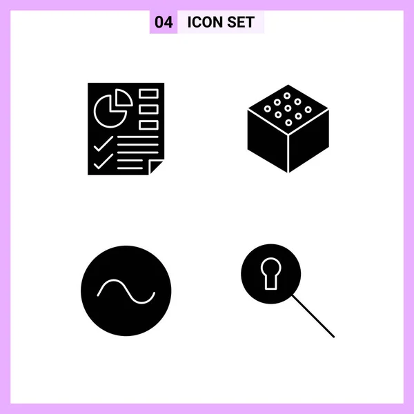 Set Universal Creative Icons Simply Vector Illustrations Web Mobile Apps — Stock Vector