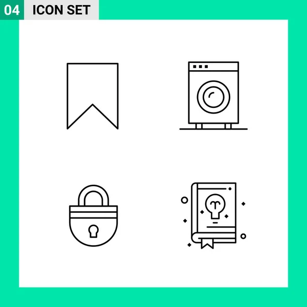 Conjunto de 16 iconos universales Vector de negocios — Vector de stock