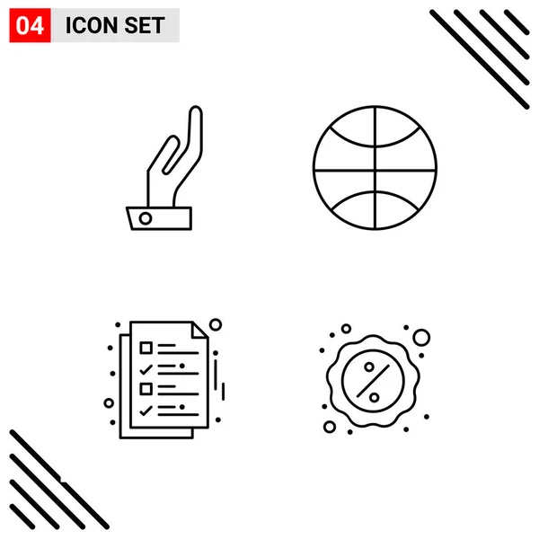 Conjunto de 16 iconos universales Vector de negocios — Archivo Imágenes Vectoriales