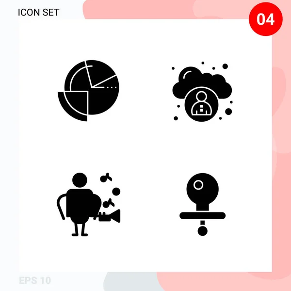 Set Universal Creative Icons Simply Vector Illustrations Web Mobile Apps — Stock Vector