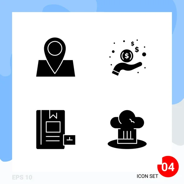 Conjunto Iconos Creativos Universales Simplemente Vector Ilustraciones Para Aplicaciones Web — Archivo Imágenes Vectoriales