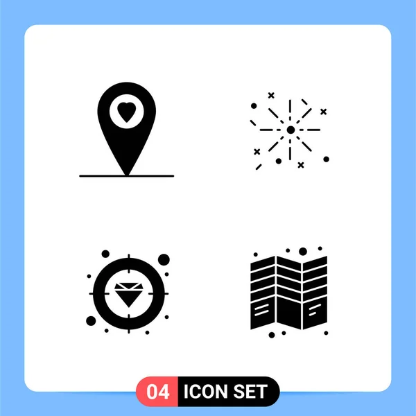 Conjunto Iconos Creativos Universales Simplemente Vector Ilustraciones Para Aplicaciones Web — Vector de stock