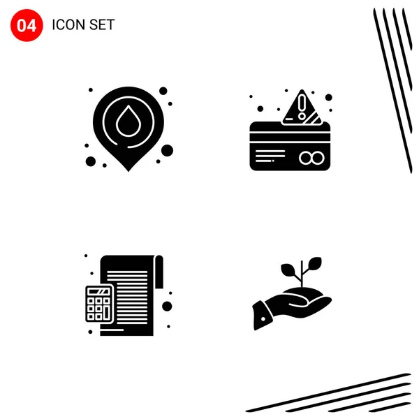 Conjunto Iconos Creativos Universales Simplemente Vector Ilustraciones Para Aplicaciones Web — Archivo Imágenes Vectoriales