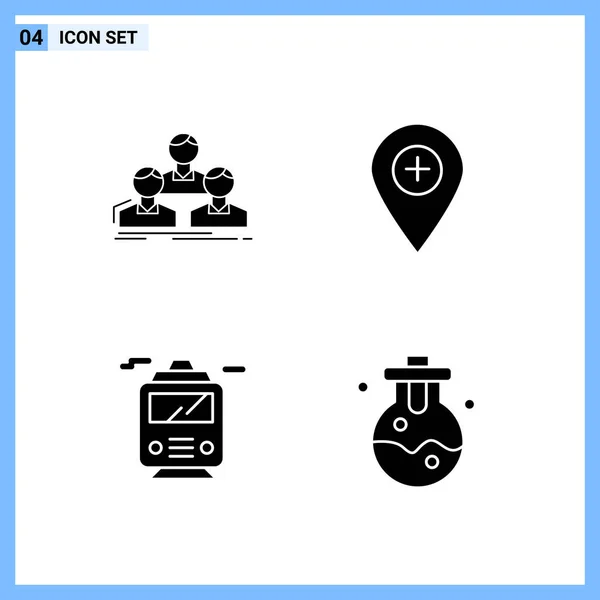 Conjunto Iconos Creativos Universales Simplemente Vector Ilustraciones Para Aplicaciones Web — Vector de stock