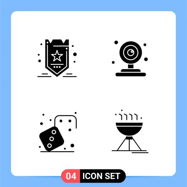 Conjunto Iconos Creativos Universales Simplemente Vector Ilustraciones Para Aplicaciones Web — Vector de stock