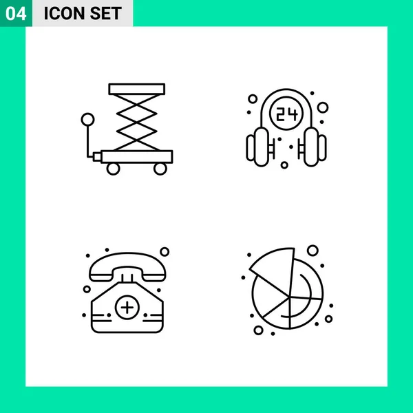 Conjunto de 16 iconos universales Vector de negocios — Archivo Imágenes Vectoriales