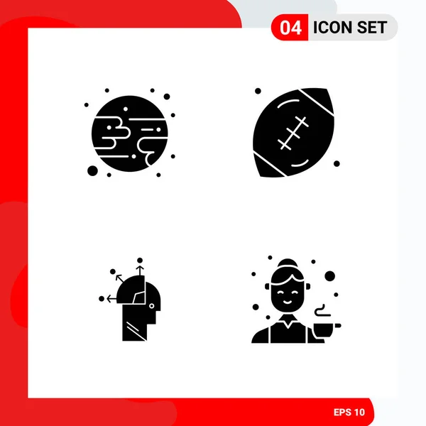 Set Universal Creative Icons Simply Vector Illustrations Web Mobile Apps — Stock Vector