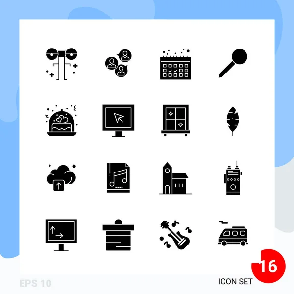 Conjunto Iconos Creativos Universales Simplemente Vector Ilustraciones Para Aplicaciones Web — Archivo Imágenes Vectoriales