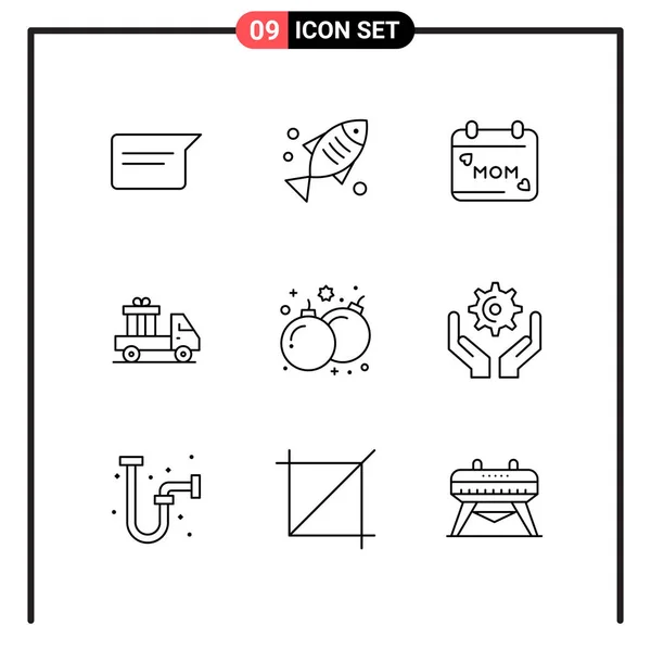 Σύνολο 25 Universal Business Icons Vector — Διανυσματικό Αρχείο