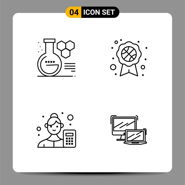 Search Engine Optimization Creative Icons — Stock Vector