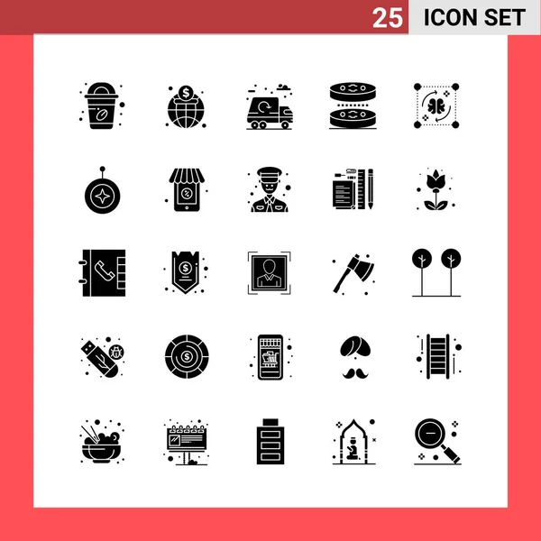 Conjunto Iconos Creativos Universales Simplemente Vector Ilustraciones Para Aplicaciones Web — Vector de stock