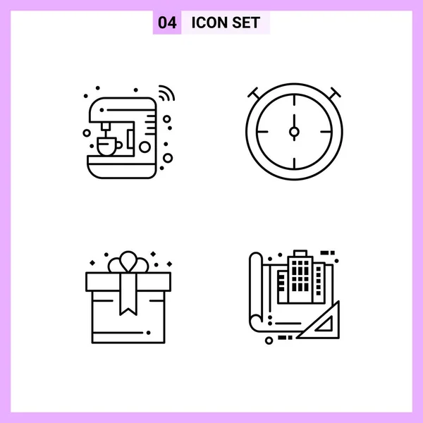 Set of 25 Universal Business Icons Vector — Stockový vektor