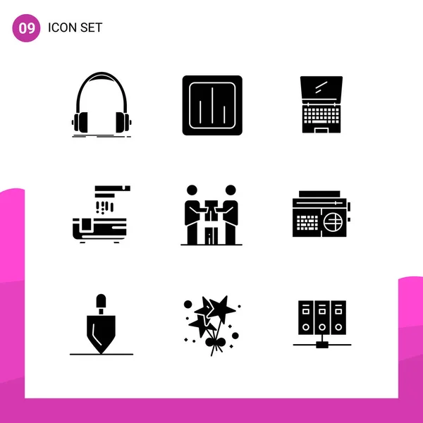 Set Universal Creative Icons Simply Vector Illustrations Web Mobile Apps — Stock Vector