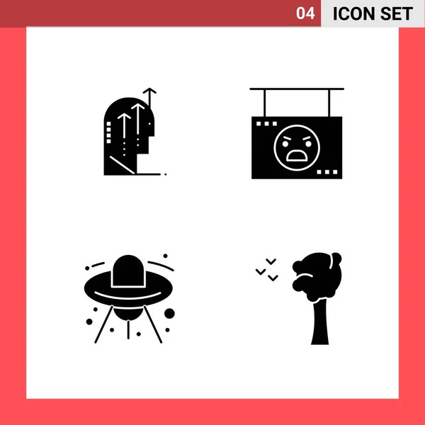 Conjunto Iconos Creativos Universales Simplemente Vector Ilustraciones Para Aplicaciones Web — Vector de stock