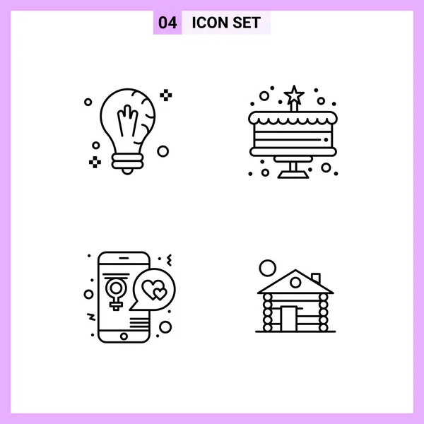 Set de 25 iconos de negocio universales Vector — Vector de stock