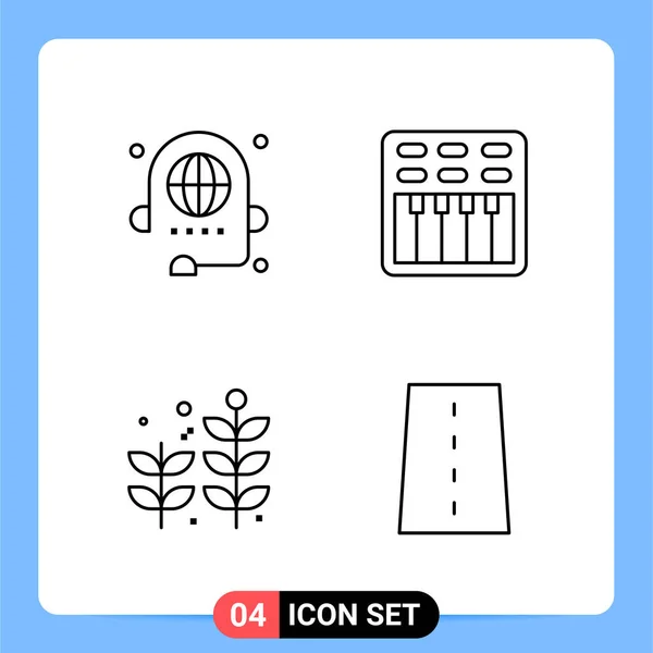 Set de 25 iconos de negocio universales Vector — Vector de stock