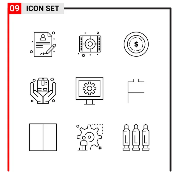 Σύνολο 25 Universal Business Icons Vector — Διανυσματικό Αρχείο