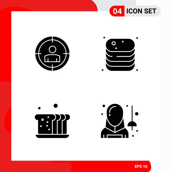 Conjunto Iconos Creativos Universales Simplemente Vector Ilustraciones Para Aplicaciones Web — Vector de stock